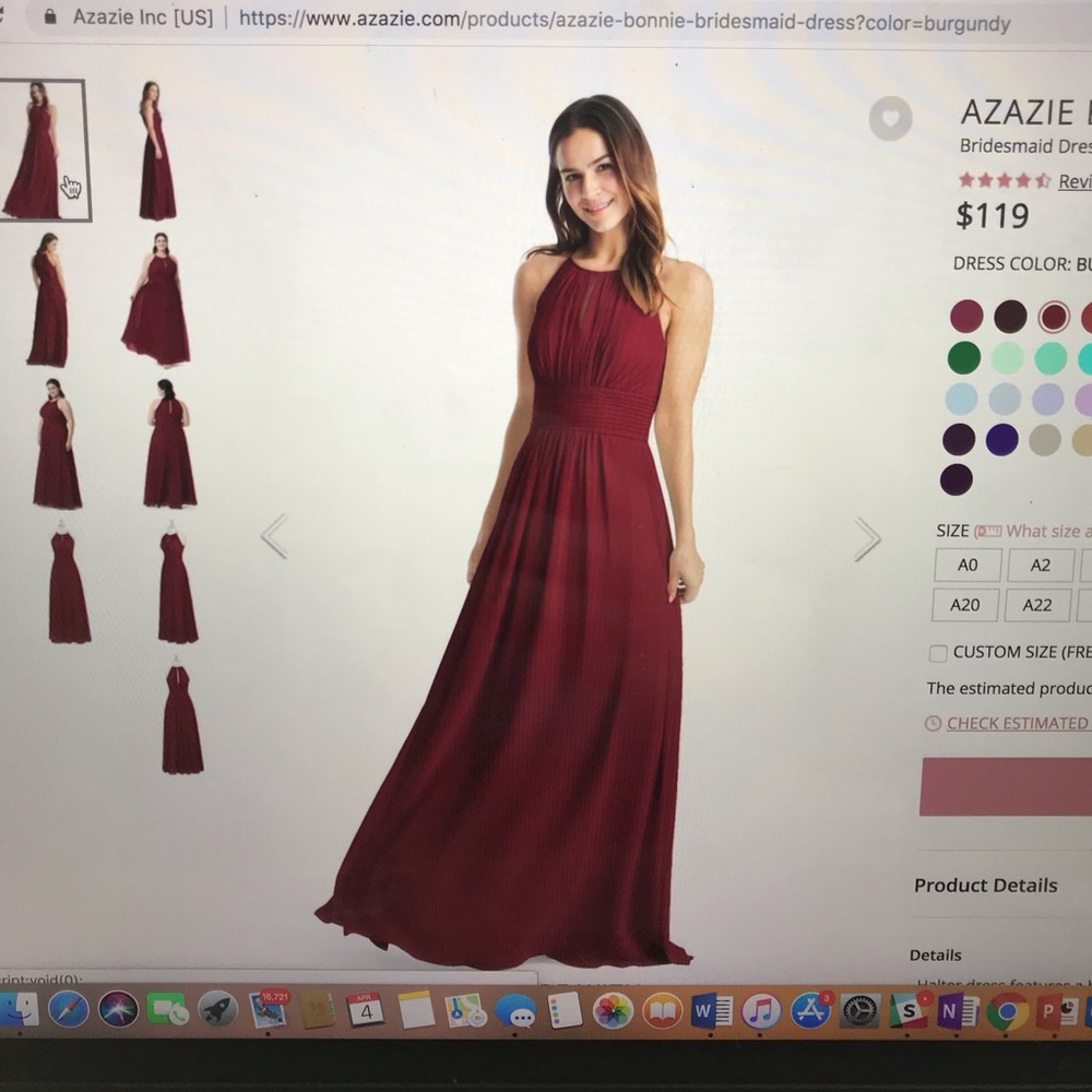 Azazie Bridesmaid Dress